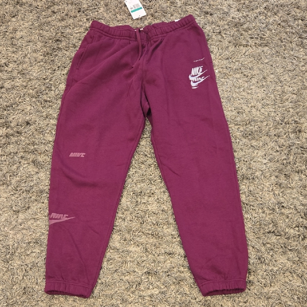 Nike Maroon Jogger Pants